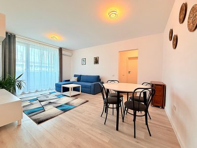 Apartament 2 camere cu parcare privata de inchiriat in bloc nou, zona Pescarie