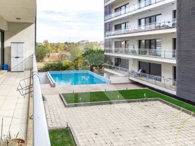 3 camere Baneasa Petrom City, 109mp, parcare subterana, centrala, piscina, paza