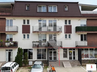 Spatiu Comercial 110 MP+lot 222 MP+2 locuri parcare New Residence