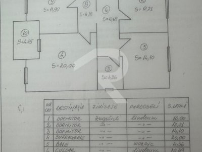 Apartament 4 camere 98 mp com.1 Decembrie