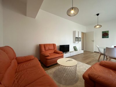 Apartament 2 camere in bloc nou, complet mobilat si utilat