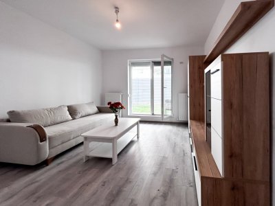 SUPERB: 50mp + curte privata 60mp, bloc 2023, la cheie!