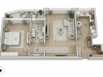 2 camere metrou Obor - posibilitate montare centrala