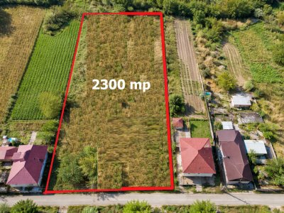 Teren intravilan Comana 2300 mp Front 12,5 m Comision 0%