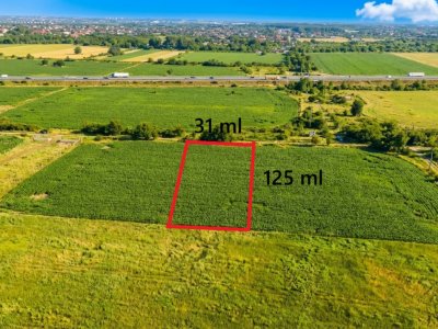 Teren Bragadiru langa A0 - PUZ aprobat, vizibilitate autostrada