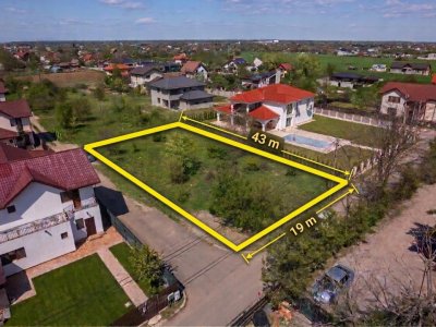 SNAGOV - CIOFLICENI TEREN CONSTRUCTII 830 MP, LOT DE COLȚ!