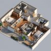 APARTAMENT 3 CAMERE IN COMPLEX CU PREMIU DE ARHITECTURA, PARC PRIVAT, LAC  thumb 5