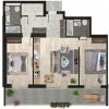 APARTAMENT 3 CAMERE IN COMPLEX CU PREMIU DE ARHITECTURA, PARC PRIVAT, LAC  thumb 2