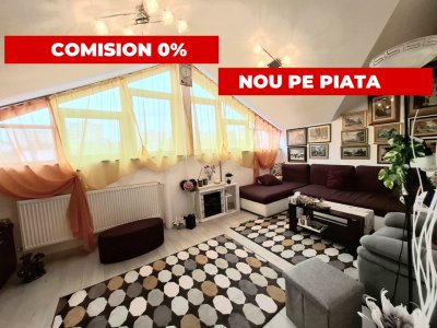 3 camere LUX | 2 băi | 87 MP | Mobilat Utilat | Curte | Centrala