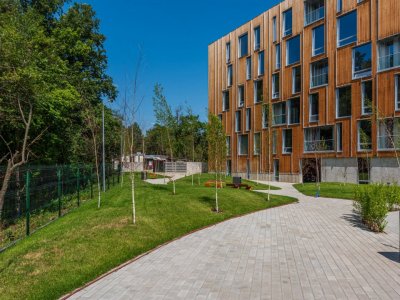 Vedere la pădure, apartament 3 camere, în LOFT Mogoșoaia, Loc parcare inclus