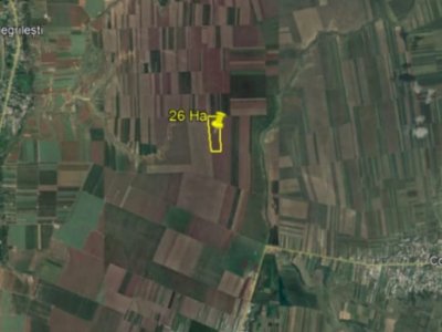 VAND 26 HA TEREN AGRICOL LA NORD DE TECUCI GL