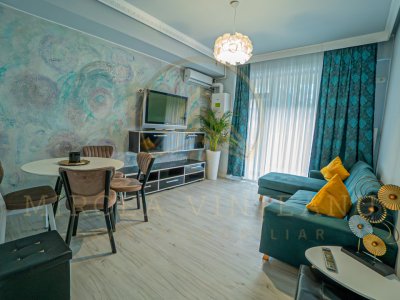 Mamaia Nord - Apartament cu 2 camere la 200 m de mare, mobilat si utilat complet