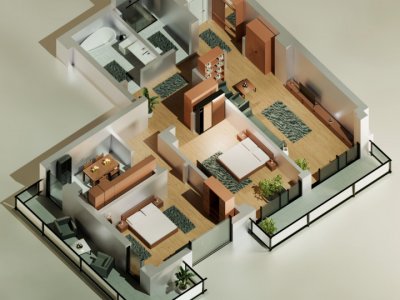 Tomis Nord/Carrefour - Vanzare apartament cu 3 camere, bloc nou.