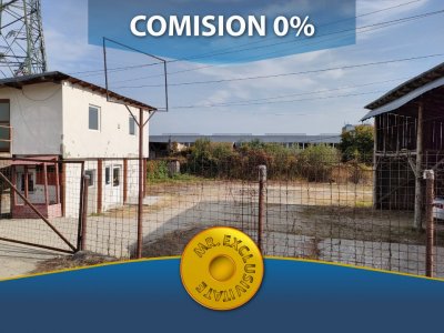 COMISION 0 % -Spatiu, Teren Industrial 800 mp Stefanesti 
