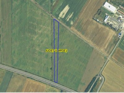 Teren 27.445 mp cu deschidere in Autostrada A1 Pitesti-Bucuresti 0% COMISION