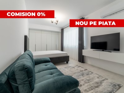 Studio lux, bloc nou VSC5 - Fratii Golesti, parcare privata, vedere pe spate