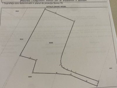 Teren 2436  mp intravilan, Serbanesti/Rociu, jud. Arges. Comision 0%