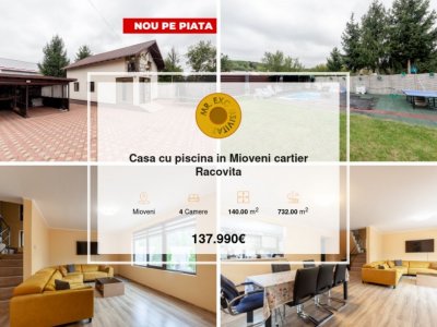 Casa cu piscina in Mioveni cartier Racovita