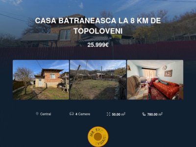 Casa Batraneasca la 8 km de Topoloveni