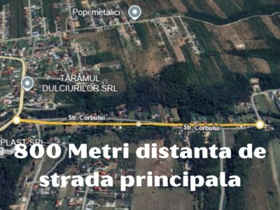 Teren 844 mp + Fundatie + Garaj | Smeura 