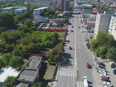  Teren 645 mp cu deschidere 32 m la Bd. I.C. Brătianu | Vizibilitate comercială