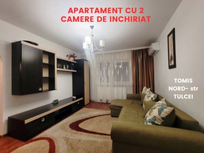 Tomis Nord- str. Tulcei - 2 camere mobilate si utilate- termen lung