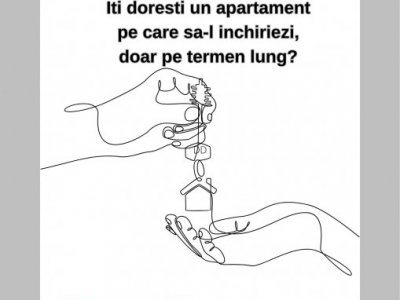 INEL II -aparatament 3 camere, mobilat si utilat, centrala pe gaz, termen  lung