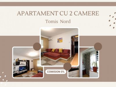 Apartament cu 2 camere in Tomis Nord! - Comision 0%