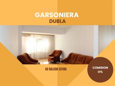 Garsoniera dubla cu balcon - zona  CET