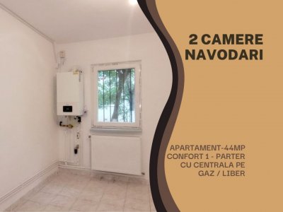 NAVODARI-EST- 2 camere confort 1, parter cu centrala pe gaz