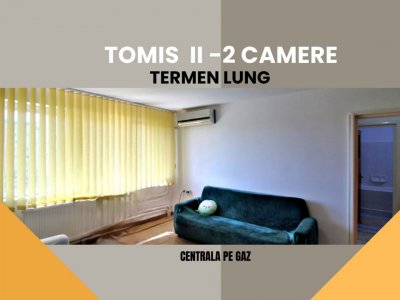 TOMIS II -apartament 2 camere mobilat si utilat cu centrala pe gaz
