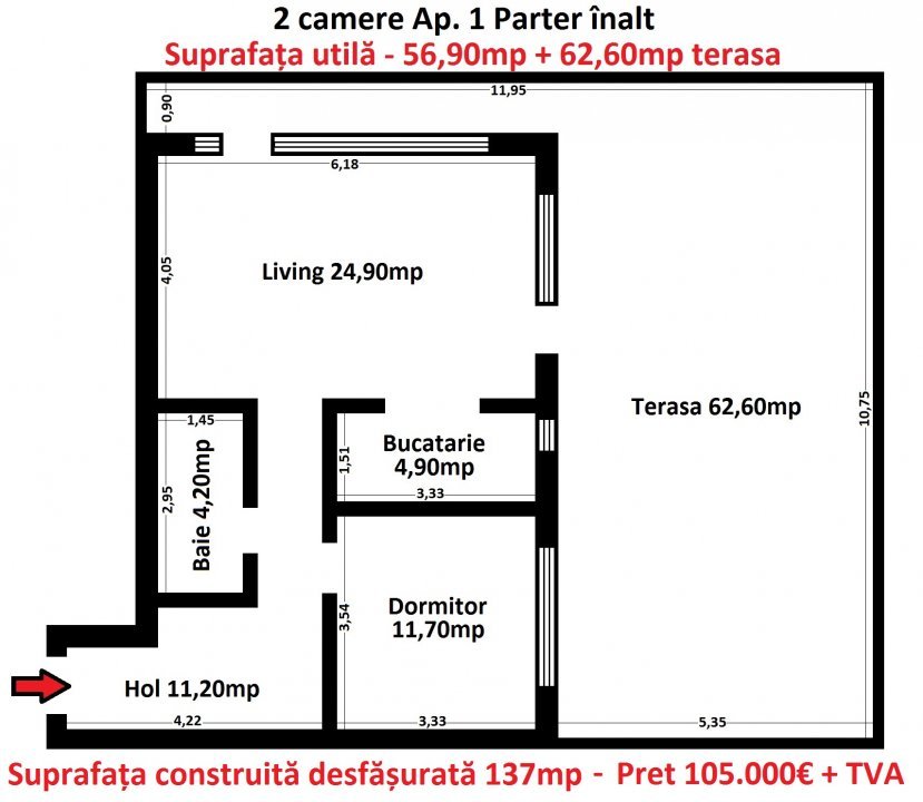 Sunrise Residence Mamaia Nord–2 camere in bloc cu piscina 9