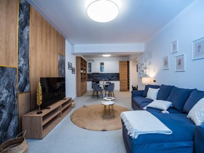 Sea On, Mamaia Nord- Prima linie la mare, 2 camere mobilat si utilat 