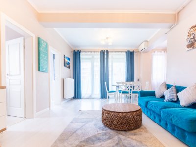 Apartament cu 3 camere, vedere la mare, mobilat si utilat BONUS parcare