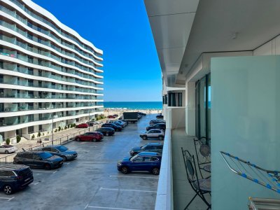 Studio modern de inchiriat, Axxis Nova Resort, Mamaia Nord, vedere la mare