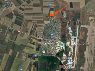 Teren intravilan 7ha, deschidere 234m la drum județean, Mihail Kogălniceanu