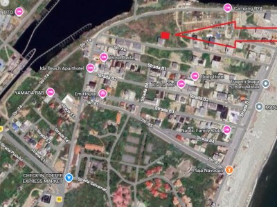 Teren de vanzare in Mamaia Nord la 400m de plaja - Deschidere de 28,4ML