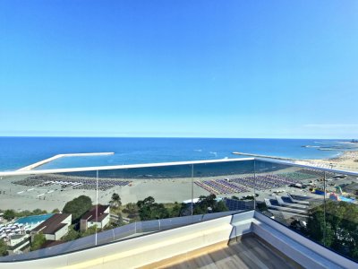 Penthouse Olimp – 139 mp | etaj 15 | panoramă frontala la mare, finisaje Tempini