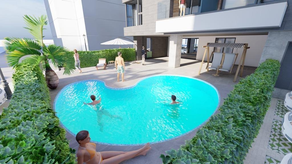 Apartamente cu 2 camere in bloc cu piscina Mamaia Nord 2