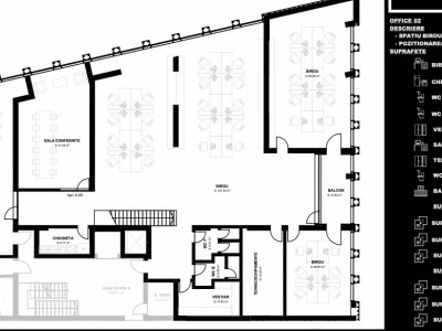 Spațiu de birouri premium 1074 mp – Centrul Istoric Brașov