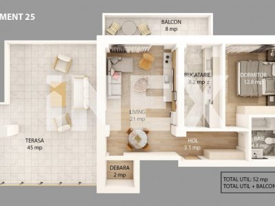 Apartament 2 camere in Pitesti | ECHO Gavana 