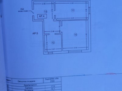 Studio situat in zona CET, bloc nou