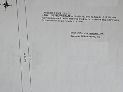 Teren situat in zona Tuzla