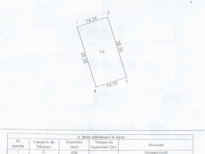 Teren intravilan ideal pentru dezvoltare, situat în Lazu–Șoseaua Cumpenei