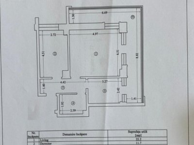 Apartament 2 camere, decomandat de vânzare în zona FAR - Abator