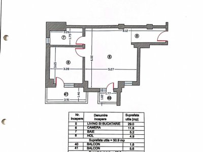 Apartament 2 camere de vânzare în KM 5 | Bloc nou