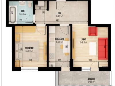 Apartament cu 2 camere de vanzare in Bragadiru COMISION 0% DIRECT DEZVOLTATOR