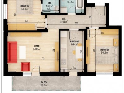 Apartament cu 3 camere de vanzare in Bragadiru COMISION 0% DIRECT DEZVOLTATOR