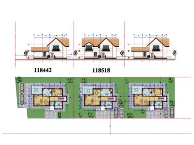 De vanzare  teren 418 mp cu autorizatie de construire - Corbeanca - Tamasi