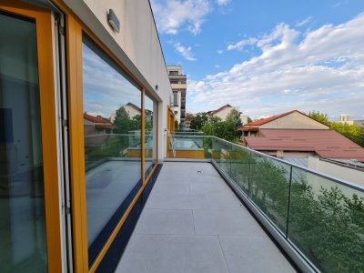 Apartament 3 camere cu terasa 10 mp, bloc boutique in zona Domenii